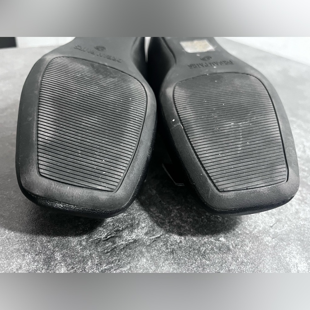 Dream Pairs Low Wedge Dressy Flats Square Toe Black Size 8.5 - Picture 9 of 13